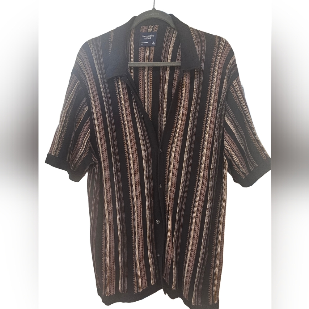 Abercrombie & Fitch Striped Knit Sweater